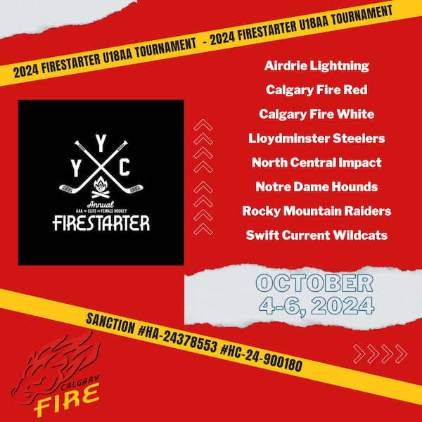 2024 Firestarter U18AA Teams