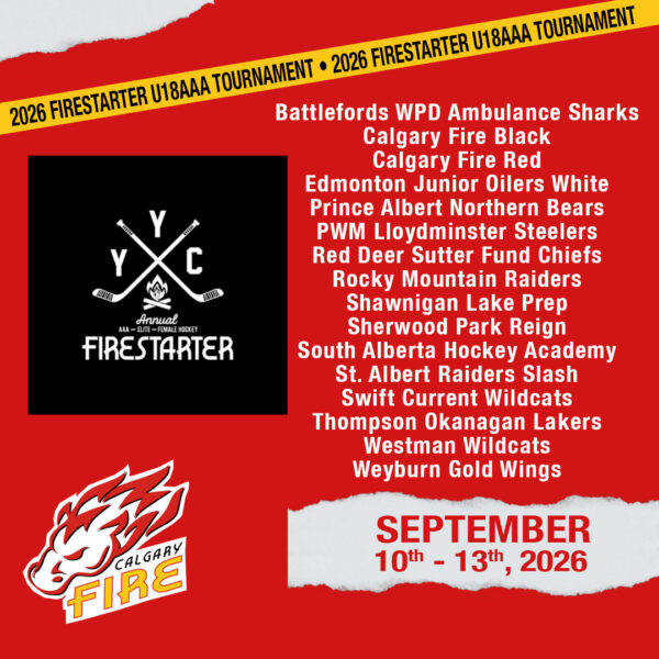 2026 Firestarter U18AAA Teams